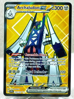 Archaludon ex 224/191 Ultra Rare SV08: Surging Sparks Pokemon TCG NM - Image 1