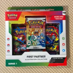 Pokemon TCG First Partner Illustration Collection Series 1 New Sealed In Hand! - Image 1