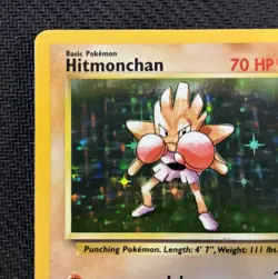 Pokemon TCG Hitmonchan Holo Base Set Unlimited 7/102 1999 WOTC HP/DMG - Image 3