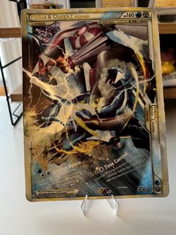 Pokemon Card Palkia & Dialga LEGEND Oversized Promo Jumbo - Image 1