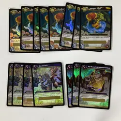 World Of Warcraft 15 Card Lot 8x Sandbox Tiger 4x Slashdance 3x Papa H Lp-nm WoW - Image 1