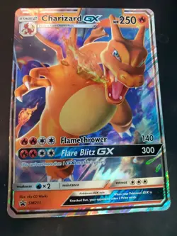 Pokemon TCG - Charizard GX - SM211 Jumbo - Oversized Sun & Moon Black Star Promo - Image 1