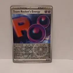 Pokemon Team Rocket's Energy 182/182 Sv10: Destined Rivals Uncommon Reverse Holo - Image 1