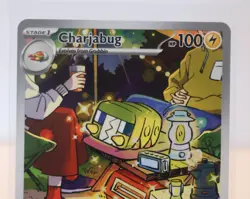 Charjabug 169/162 Illustration Rare Temporal Forces Pokemon TCG - Image 2