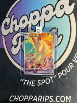 Pokemon Destined Rivals Rapidash Full Art Illustration Rare Holo #189/182 - Image 1