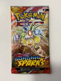 (HEAVY)🔥 22.46g Pokemon TCG Surging Sparks Booster Pack Factory Sealed✅ - Image 2