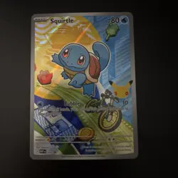 First Partner Illustration Squirtle Promo Full Art Holo 037 Pokemon TCG - Image 1