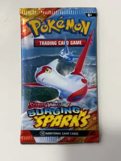 (HEAVY)🔥 22.55g Pokemon TCG Surging Sparks Booster Pack Factory Sealed✅ - Image 2