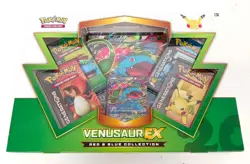 Pokemon TCG Venusaur EX Box 20th Anniversary Red & Blue Collection Generations - Image 1