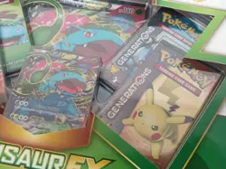 Pokemon TCG Venusaur EX Box 20th Anniversary Red & Blue Collection Generations - Image 4