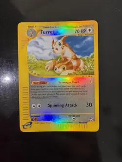 Pokemon 2002 Furret 048/147 Aquapolis Reverse Holo Uncommon English - Image 1