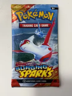 (HEAVY)🔥 22.51g Pokemon TCG Surging Sparks Booster Pack Factory Sealed✅ - Image 2