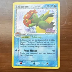 Pokemon TCG Bellossom EX Holon Phantoms Rare Stage 2 Delta Species LP - Image 1