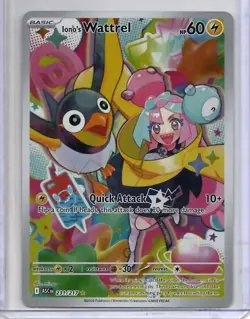 Pokemon TCG Iono's Wattrel 231/217 Ascended Heroes Illustration Rare - Image 1