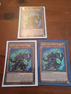Yugioh Kaiki the Unity Star x3 BLRR-EN038 Ultra Rare 1st Edition Near Mint - Image 1