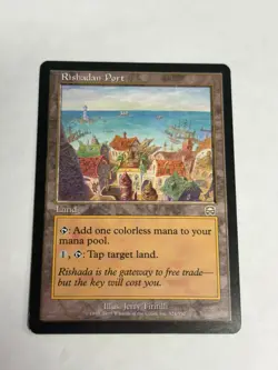 Magic the Gathering Rishadan Port Mercadian Masques Regular Card NM Free Ship! - Image 1