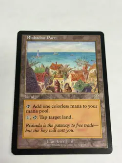 Magic the Gathering Rishadan Port Mercadian Masques Regular Card NM Free Ship! - Image 2