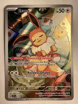 Eevee 173 Sv: Scarlet & Violet Promo Cards Full Art Holo* - Image 1