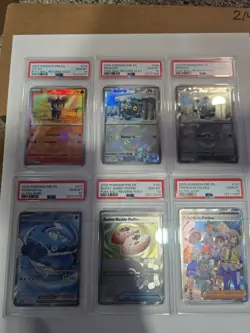 Pokemon (2025) Lot Of (6) PSA 10 PokeBall Reverse Holo And Ultra Rare Cards - Image 1