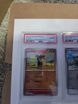 Pokemon (2025) Lot Of (6) PSA 10 PokeBall Reverse Holo And Ultra Rare Cards - Image 2