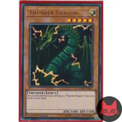 Yugioh Thunder Dragon LCKC-EN067 Ultra Rare 1st Edition NM - Image 1