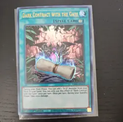 YuGiOh Dark Contract With The Gate GFP2-EN159 1st Edition Ultra Rare Konami - Image 1
