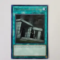 Preparation of Rites - AMDE-EN055 - MP - Rare - 1st ed - Yugioh - Image 1