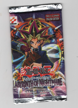 LABYRINTH OF NIGHTMARE UNLIMITED YU-GI-OH! BOOSTER PACK FACTORY SEALED KONAMI B - Image 1