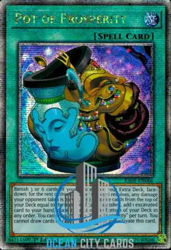 Yugioh Pot Of Prosperity RA01-EN066 Quarter Century Rare - Image 1