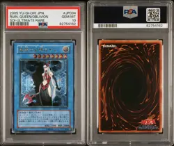 YU-GI-OH! RUIN QUEEN OBLIVION SOI-JP034 - ULTIMATE RARE - JAPANESE PSA 10 - Image 3