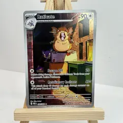 Pokemon TCG Raticate 099/088 POR Secret Rare Full Art Holo Colorless EN Card - Image 1