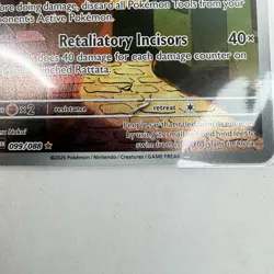 Pokemon TCG Raticate 099/088 POR Secret Rare Full Art Holo Colorless EN Card - Image 4