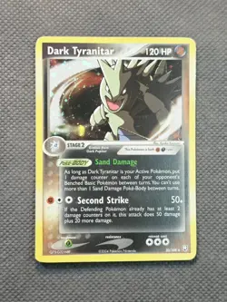 Dark Tyranitar 20/109 Holo Rare (2004) EX Team Rocket Returns Pokemon Nintendo - Image 1