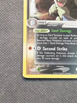 Dark Tyranitar 20/109 Holo Rare (2004) EX Team Rocket Returns Pokemon Nintendo - Image 5