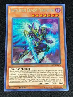 YUGIOH FANTASTICAL DRAGON PHANTAZMAY SAST-EN020 1ST SECRET (NM) - Image 1