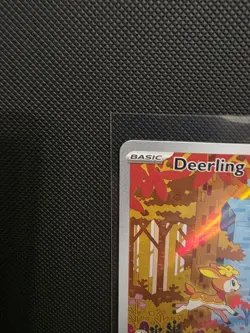 Pokemon TCG Deerling Illustration Rare Card 165/162 SV05: Temporal Forces - Image 3