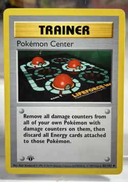 1999 Pokemon TCG 1st Edition Pokemon Center Shadowless Base Set 85/102 Uncommon - Image 1