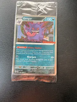 Pokemon GameStop Stamped Exclusive Gengar Promo Sealed 050/088 - Image 1