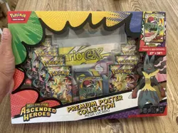 Pokemon TCG Ascended Heroes Premium Poster Collection Mega Lucario Ex (In Hand) - Image 1