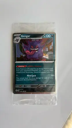 Gengar 050/088 - EB Games SEALED Pokemon Promo Card - Perfect Order - Image 2