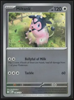 Miltank Common ME01: Mega Evolution 106/132 NM Pokemon Card Reverse Holo - Image 1