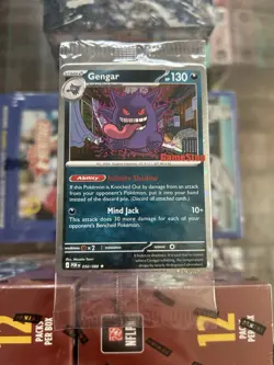 Pokemon GameStop Stamped Exclusive Gengar Cosmos Holo Promo Sealed 050/088 - Image 1