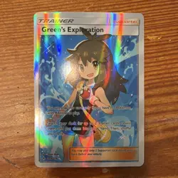 Pokemon Green's Exploration Full Art Holo Ultra Rare Sm-Unbroken Bonds 209/214 - Image 1