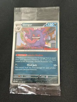 Pokemon GameStop Stamped Exclusive Gengar Promo Sealed 050/088 SHIPS SAME DAY - Image 1