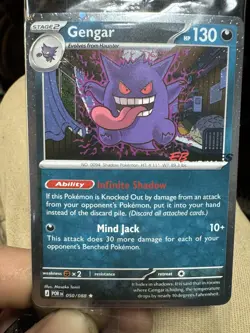 EB Games Exclusive Promo Gengar 050/088 Holofoil Pokemon - Image 1