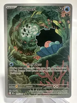 Pokemon 2025 Scarlet & Violet White Flare Clamperl #195/182 - Image 1
