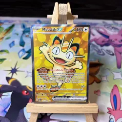 POKEMON - MEOWTH EX - 107/088 ULTRA RARE HOLO PERFECT ORDER - BRAND NEW - Image 1