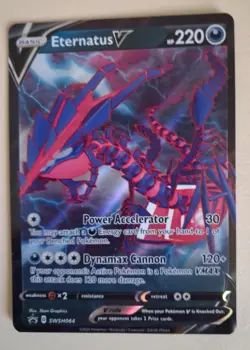 Pokemon TCG - Eternatus V - SWSH064 - Black Star Promo NM/M Pack Fresh - Image 1