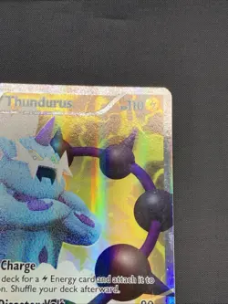 Pokemon Thundurus 97/98 Emerging Powers Ultra Rare Full Art Holo HP - Image 3