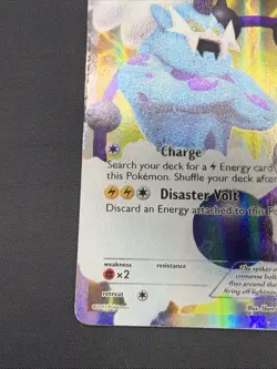 Pokemon Thundurus 97/98 Emerging Powers Ultra Rare Full Art Holo HP - Image 4